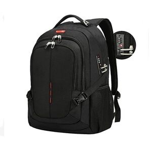 Sowaovut 15.6in Anti-Theft Travel Laptop Backpack & Password Lock